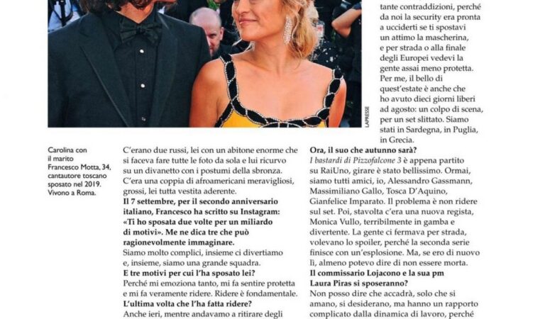 Carolina Crescentini F Magazine Italy September (14 photos)