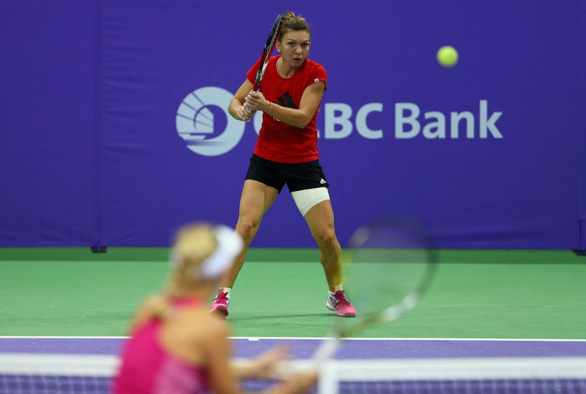 Caroline Wozniacki Practice Session Bnp Paribas Wta Finals Singapore