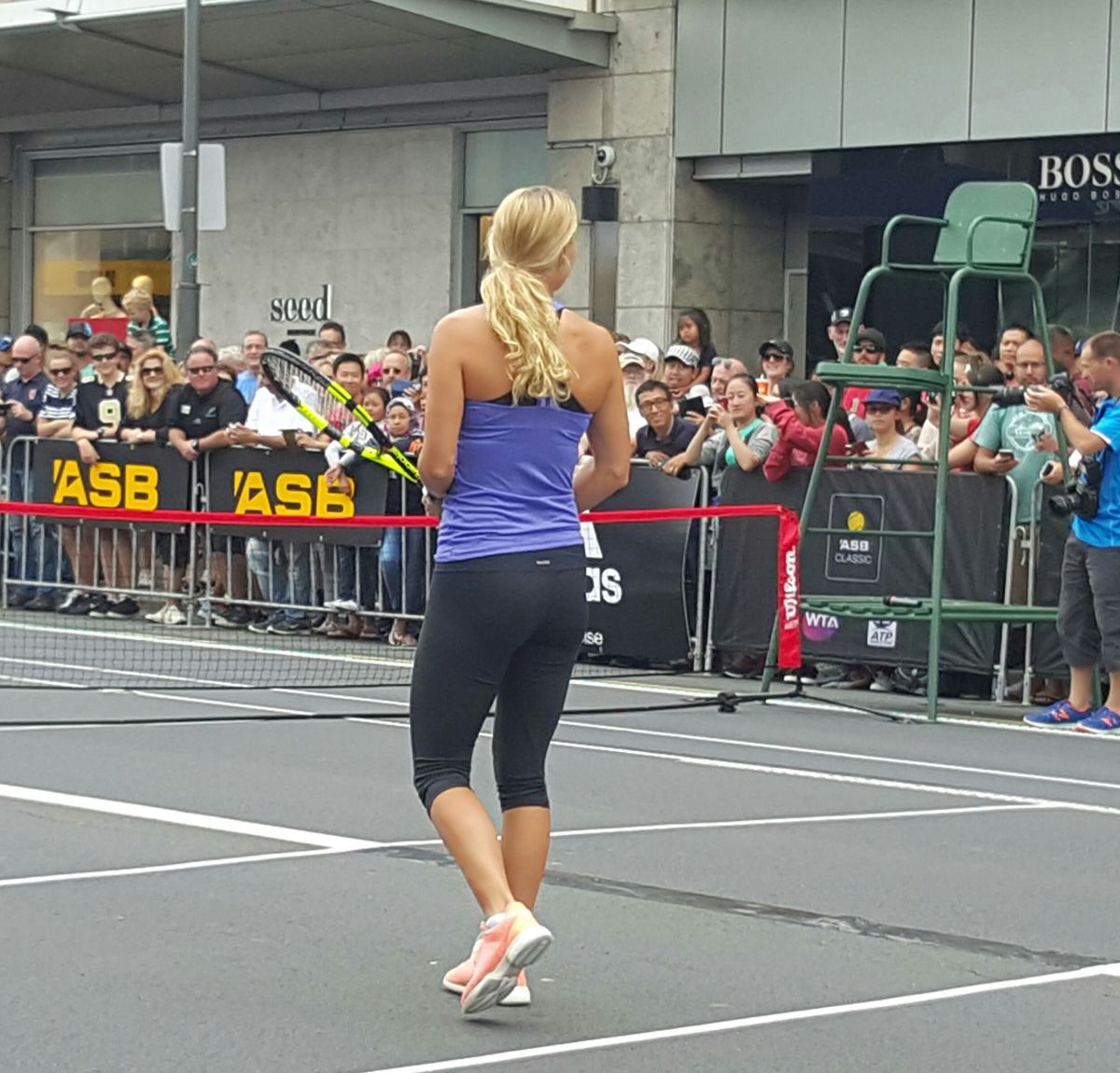 Caroline Wozniacki Wta Classic Promotion Auckland