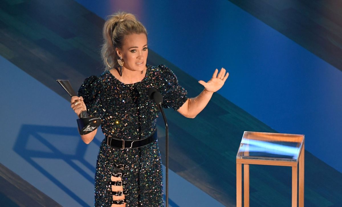 Carrie Underwood 2020 Acm Awards Nashville