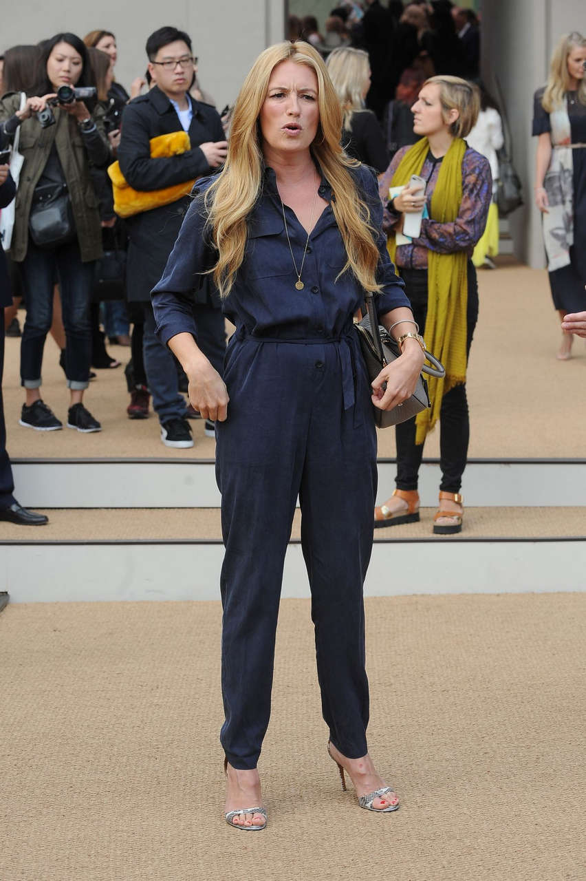 Cat Deeley Burberry Prorsum Fashion Show London