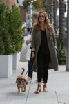 Cat Deeley Walks Her Dog