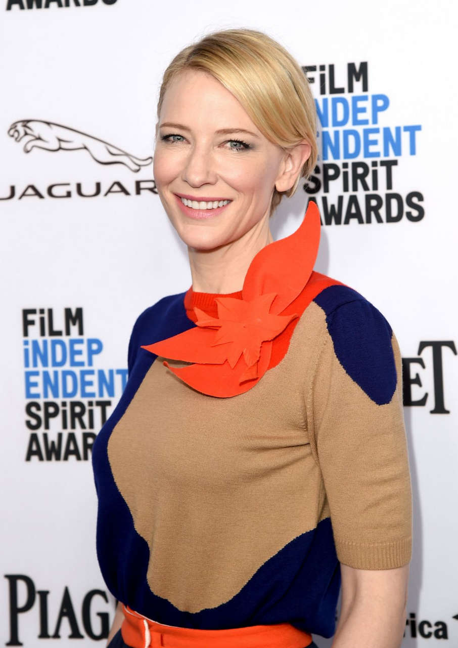 Cate Blanchett 2016 Film Independent Filmmaker Grant Spirit Award Nominees Brunch West Hollywood