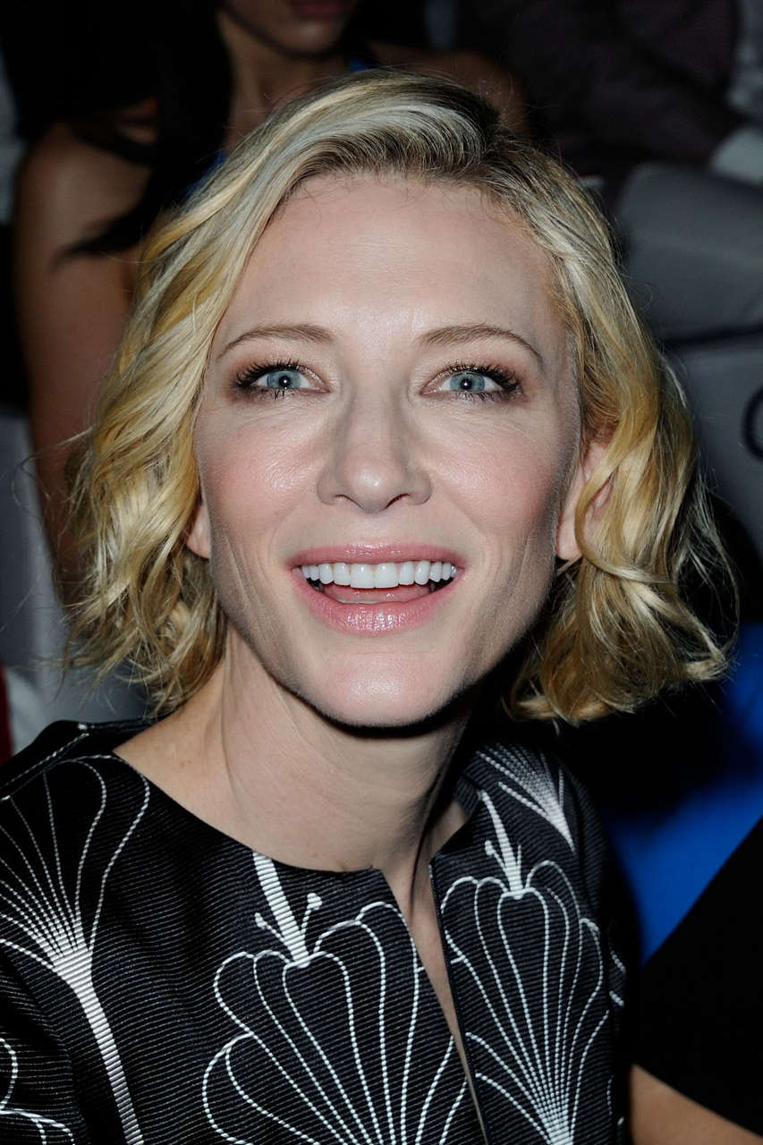 Cate Blanchett Giorgio Armani Fashion Show Paris