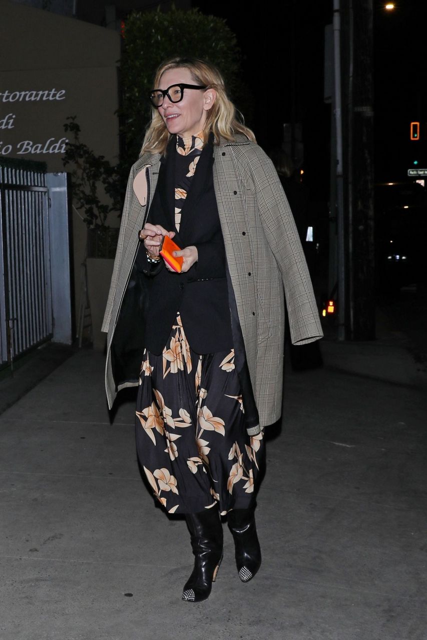 Cate Blanchett Out For Dinner With Friend Santa Monica