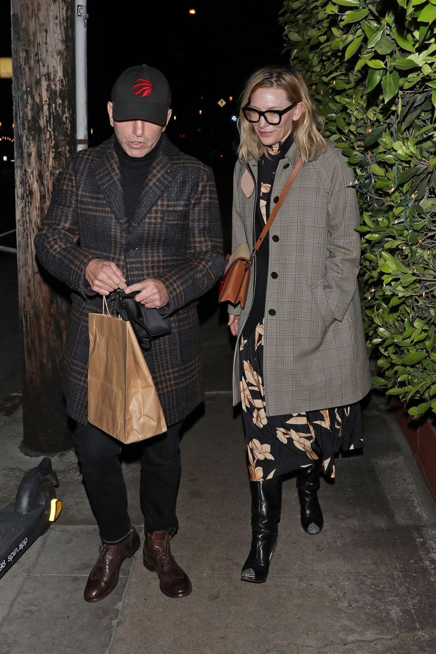 Cate Blanchett Out For Dinner With Friend Santa Monica