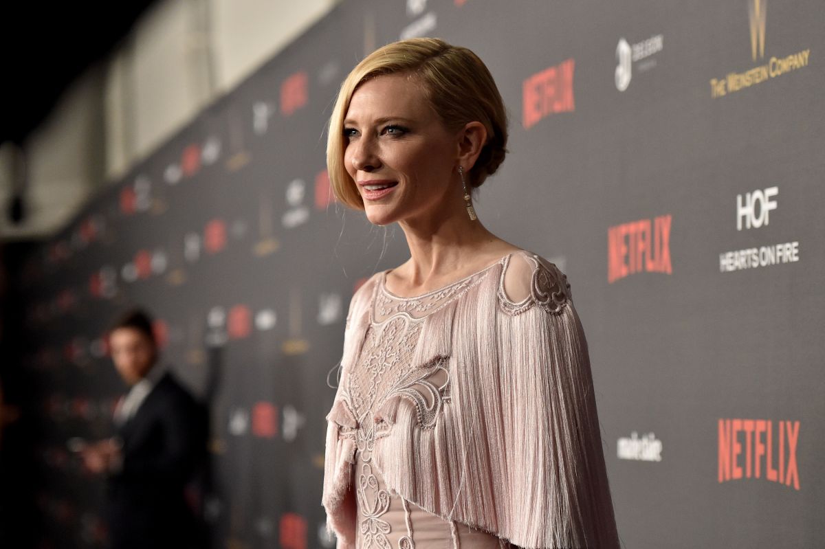Cate Blanchett Weinstein Company Netflix Golden Globe 2016 Awards After Party Beverly Hills