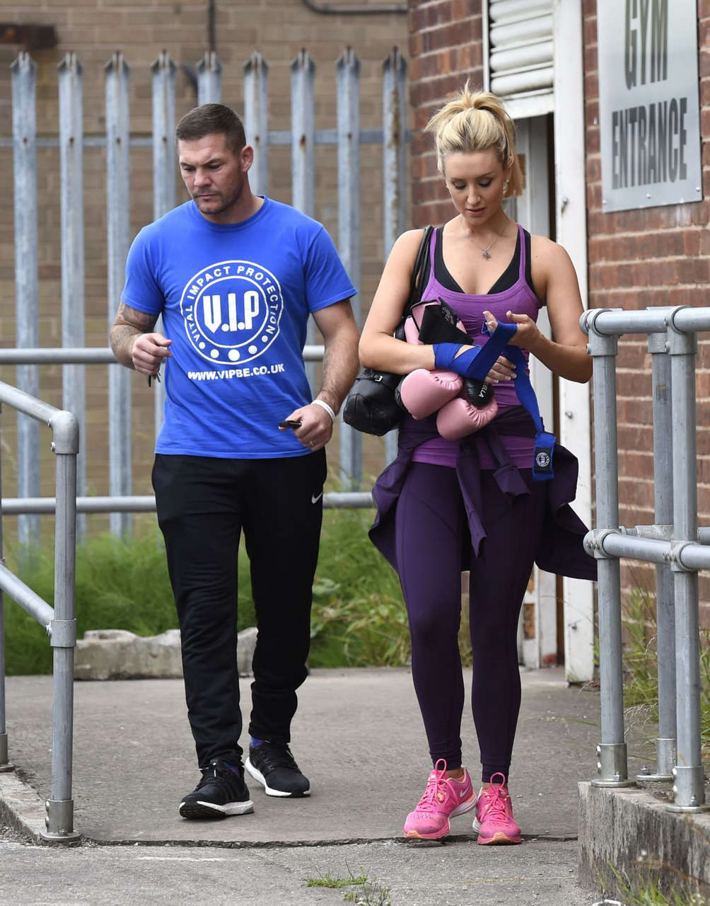 Catherine Tyldesley Leaves Boxing Training Session Manchester