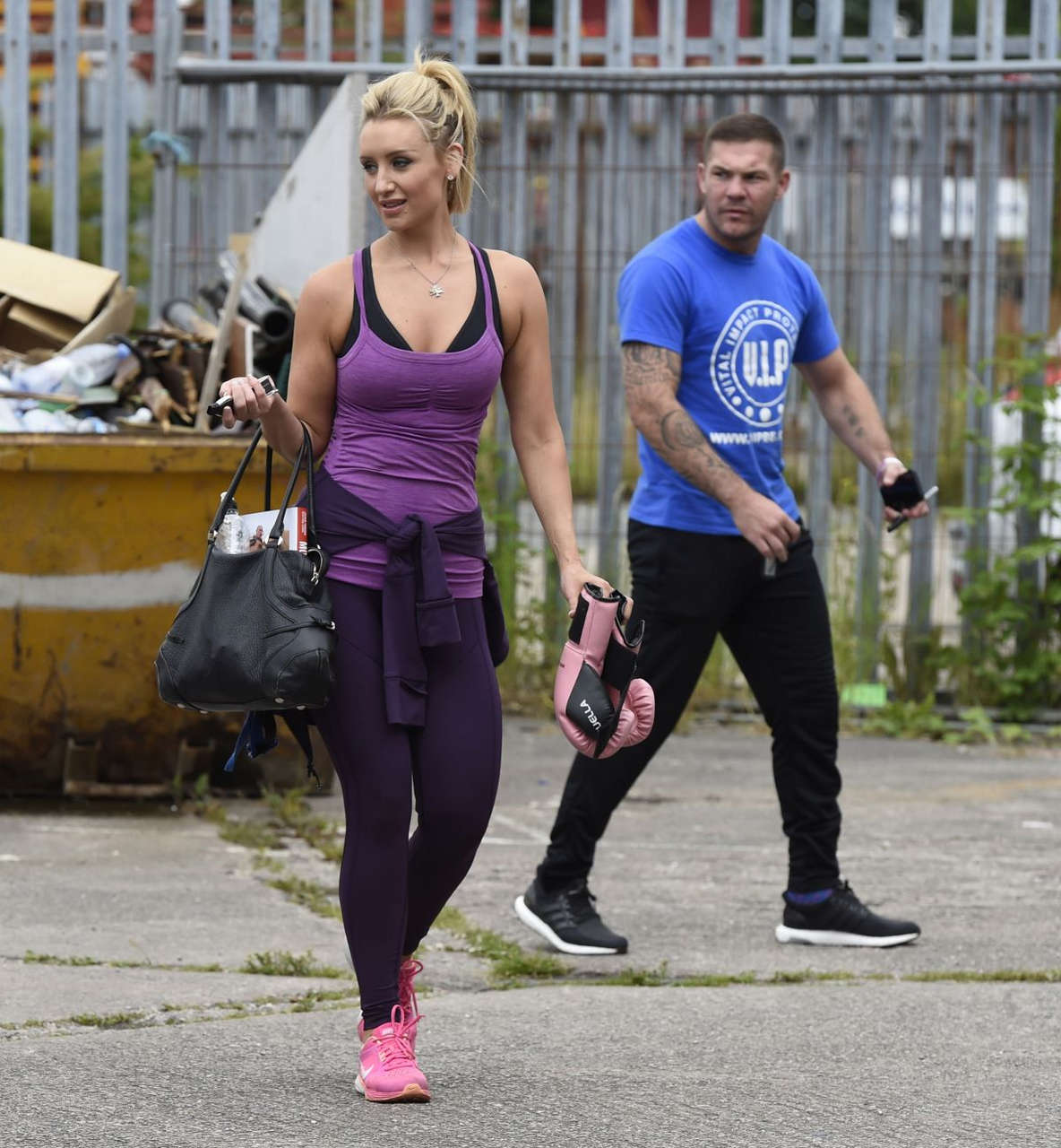 Catherine Tyldesley Leaves Boxing Training Session Manchester