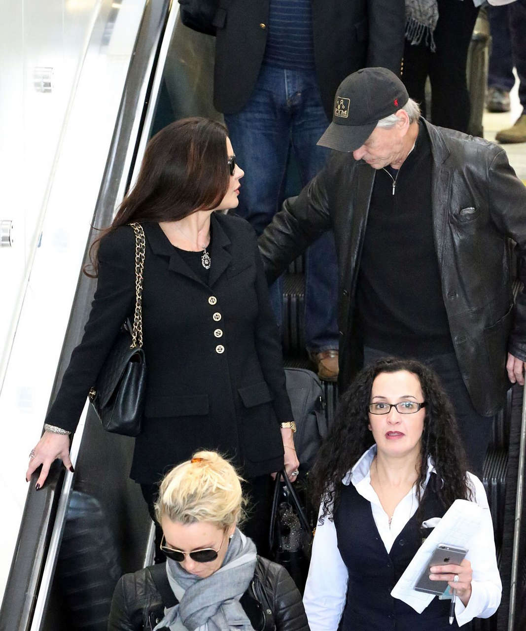 Catherine Zeta Jones Arrives San Fransisco