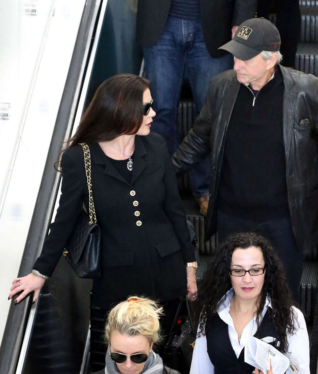 Catherine Zeta Jones Arrives San Fransisco