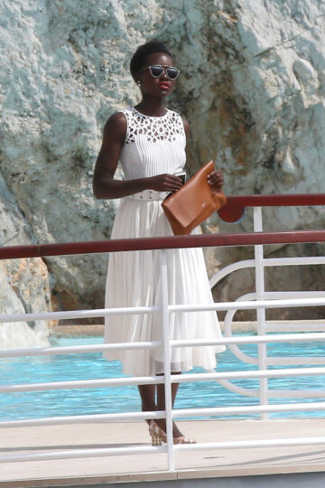 Celebritiesofcolor Lupita Nyongo Out In France