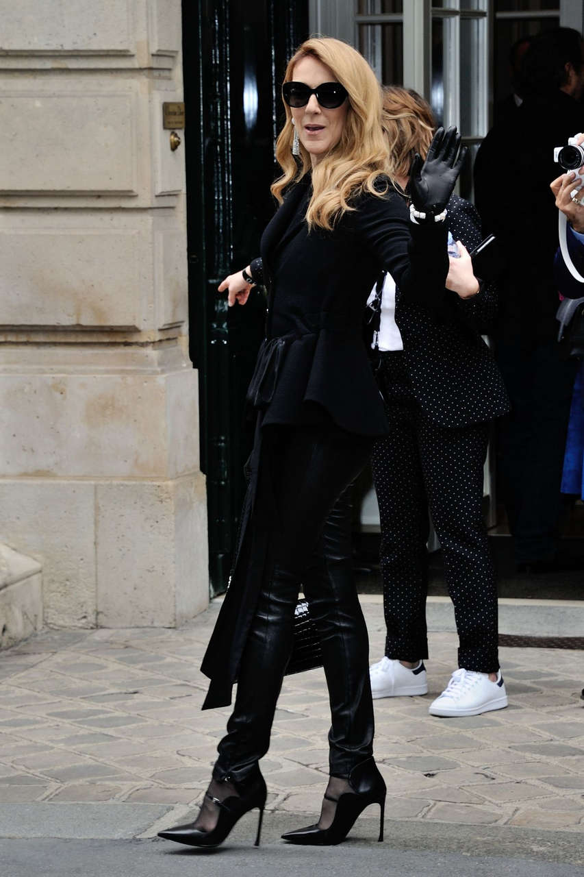 Celine Dion Christian Dior Haute Couture Fall Winter 2016 2017 Show Paris