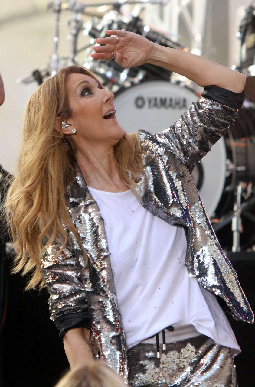 Celine Dion Performs Today Show New York