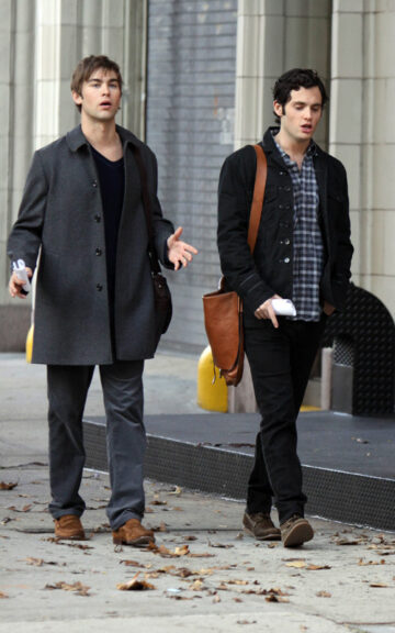 Chace Crawford With Penn Badgley