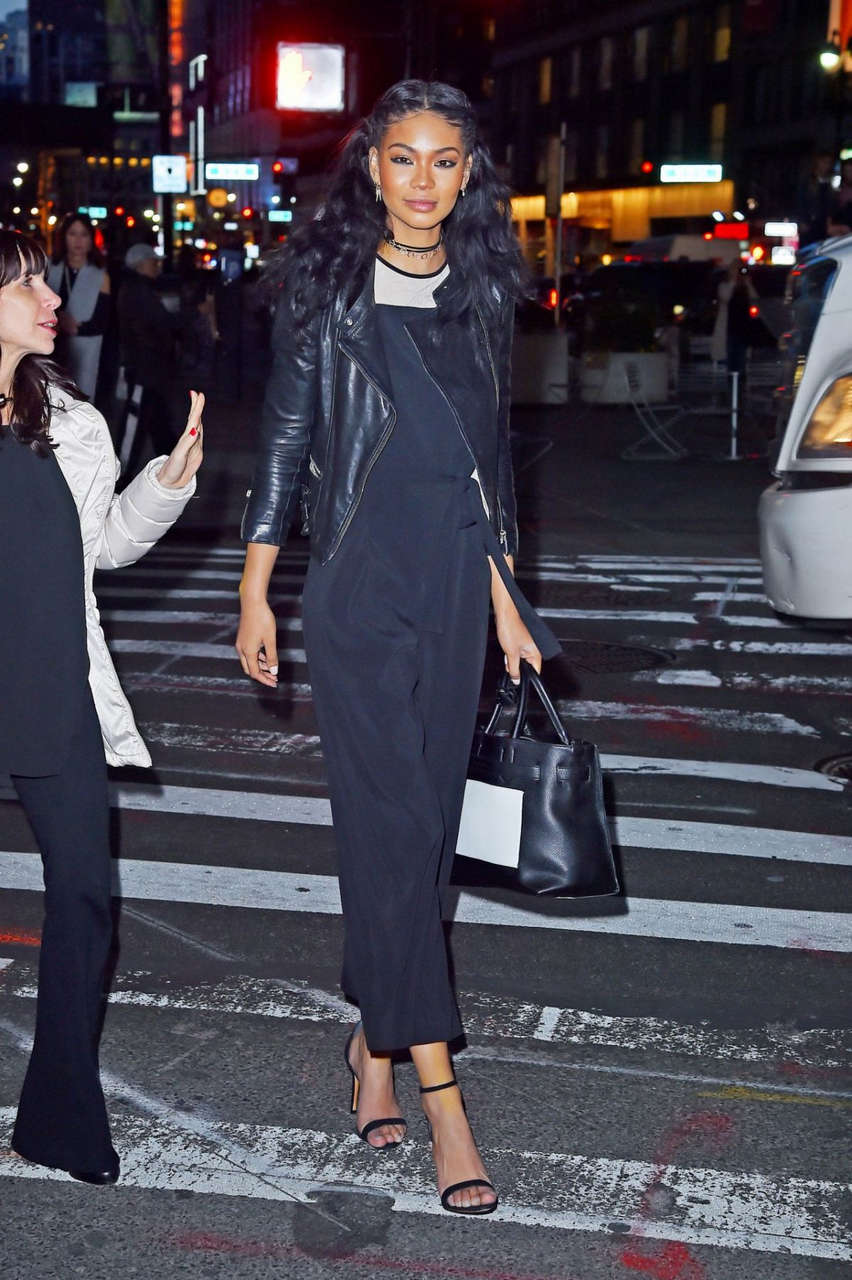 Chanel Iman Night Out New York