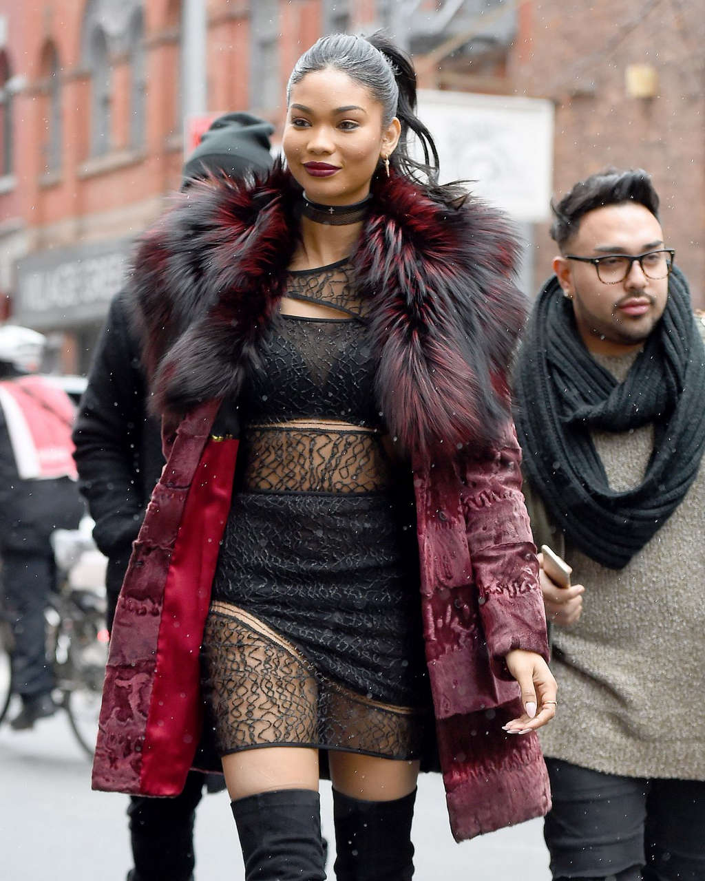 Chanel Iman Out About New York