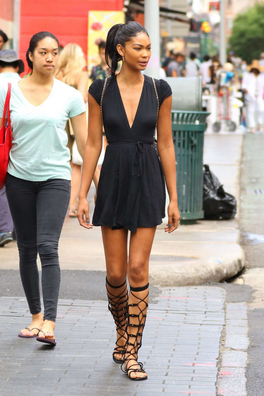 Chanel Iman Out Manhattan In