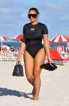 Chaney Jones Swimsuit Beach Miami