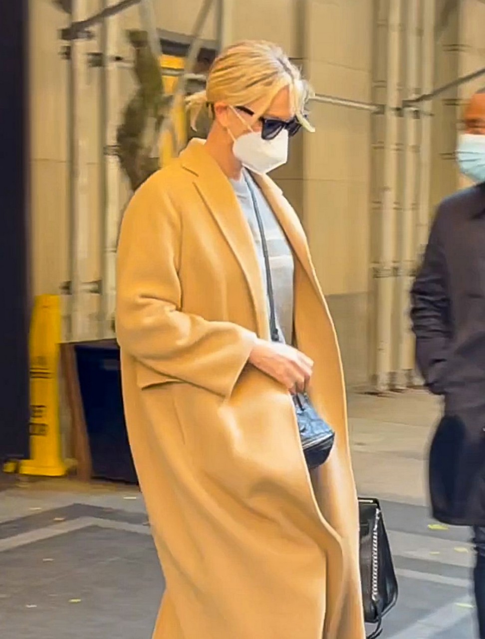 Charlize Theron Heading Airport New York