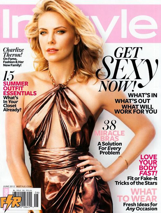 Charlize Theron Instyle Magazine June 2012 Issue