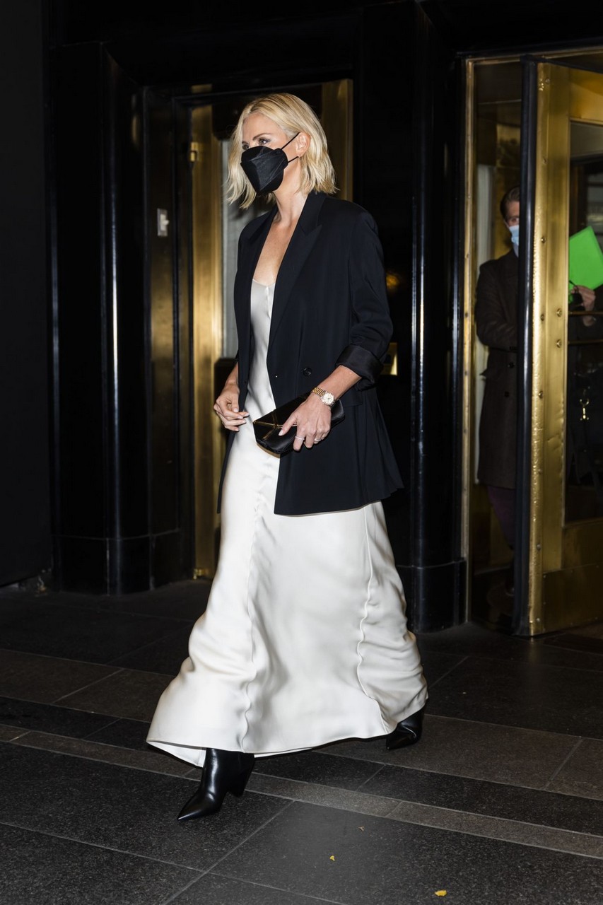Charlize Theron Leaves Her Hotel New York