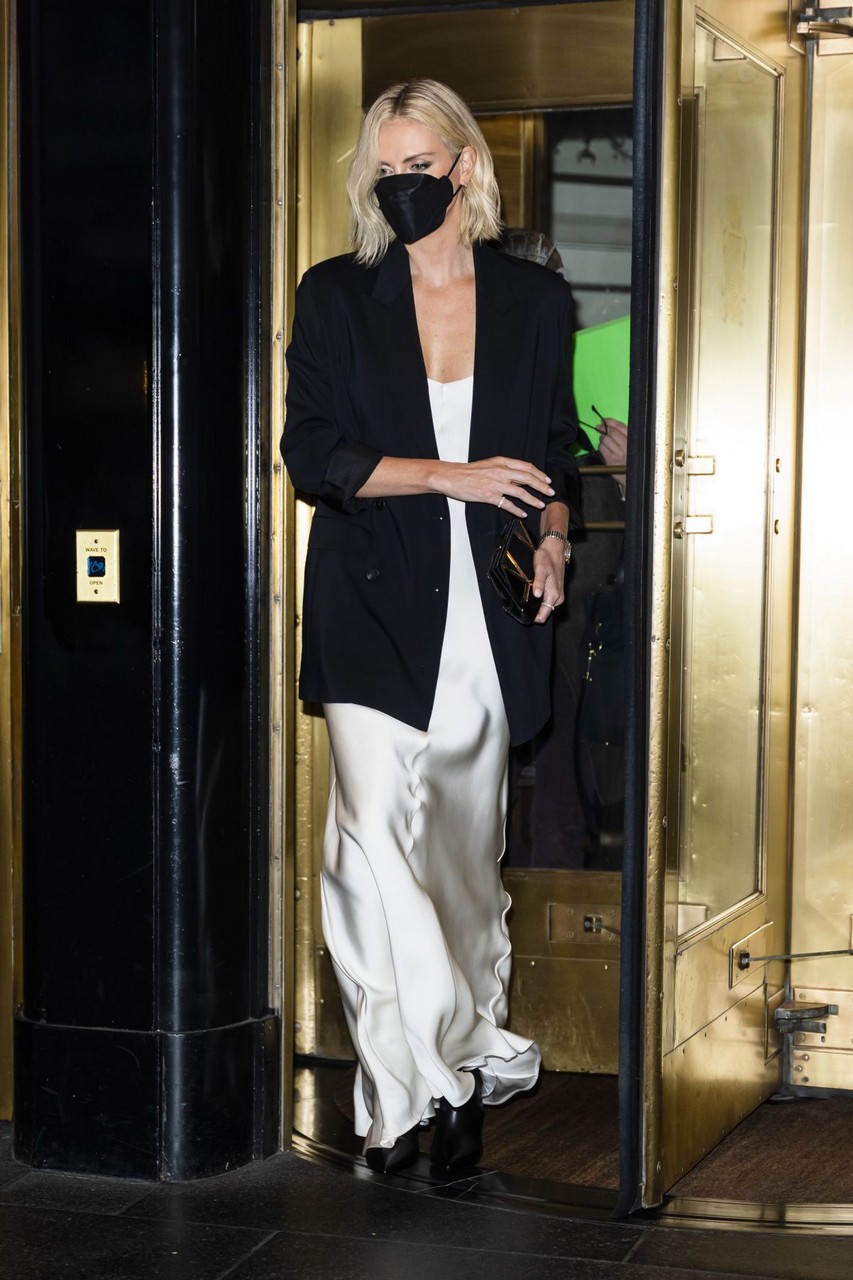Charlize Theron Leaves Her Hotel New York