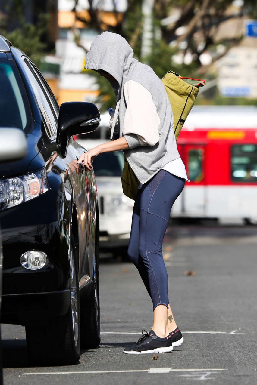 Charlize Theron Leaves Yoga Class West Hollywood