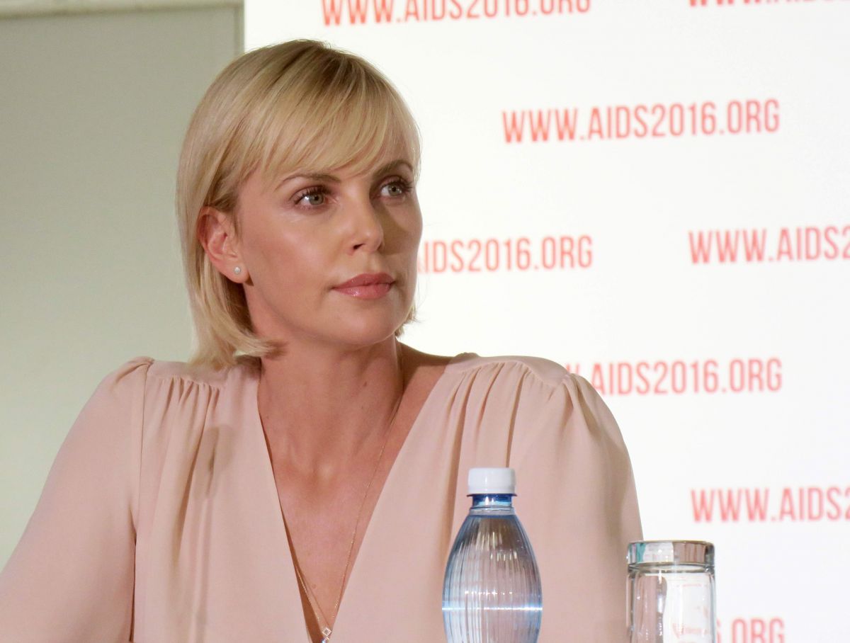 Charlize Theron Press Conference World Aids Conference Durban South Africa