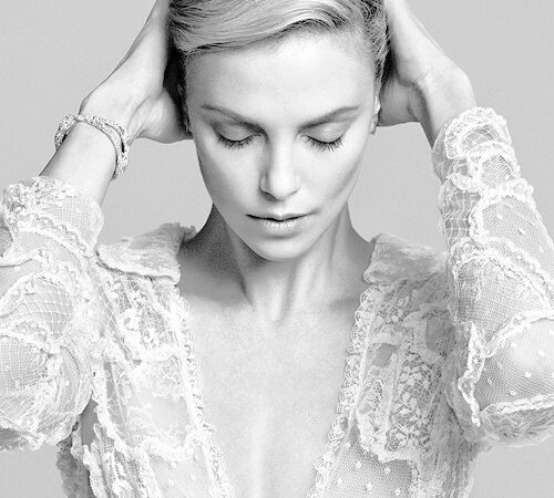 Charlize Theron Shot By Nico Bustos For Harpers (3 photos)