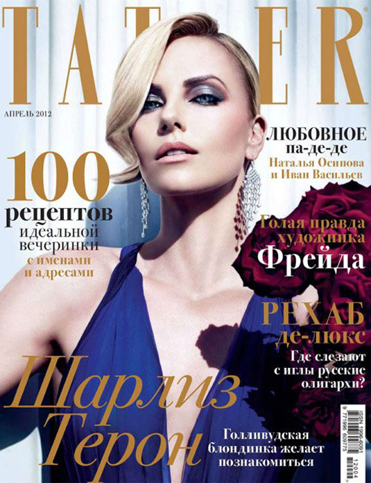 Charlize Theron Tatler Magazine Russia April 2012 Issue