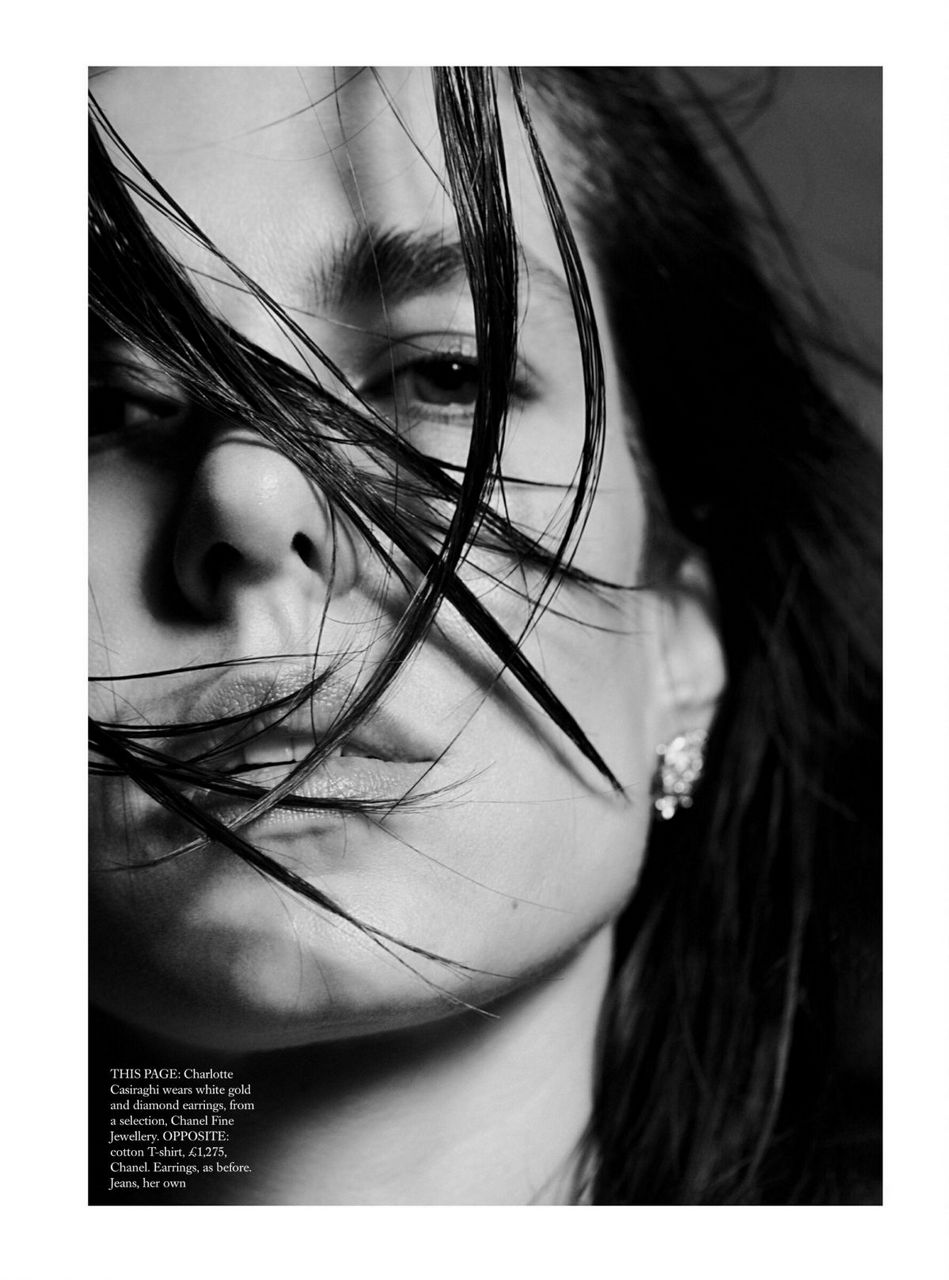 Charlotte Casiraghi Harper S Bazaar Magazine Uk February