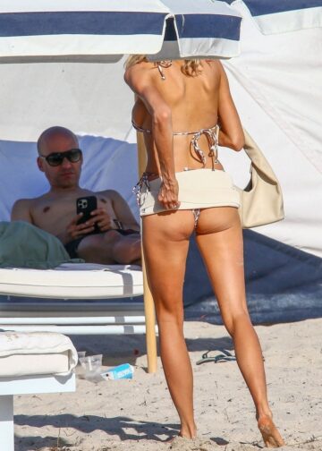 Charlotte Mckinney Bikini Beach Miami