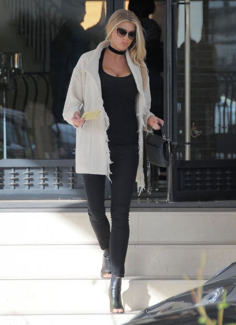 Charlotte Mckinney Out About Beverly Hills