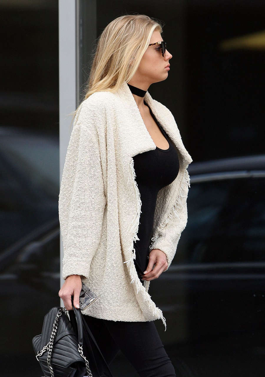 Charlotte Mckinney Out Shopping Beverly Hills