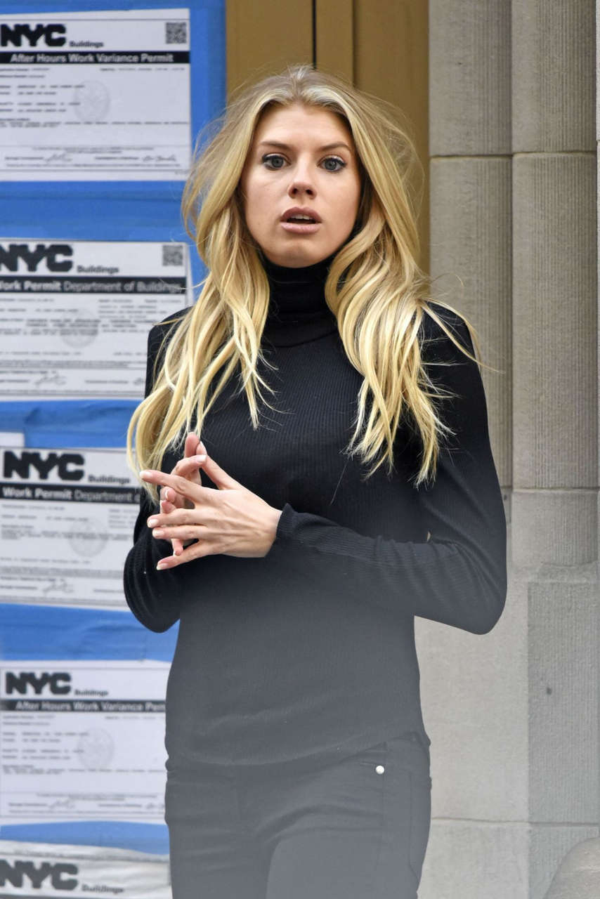 Charlotte Mckinney Set Of Photoshoot New York