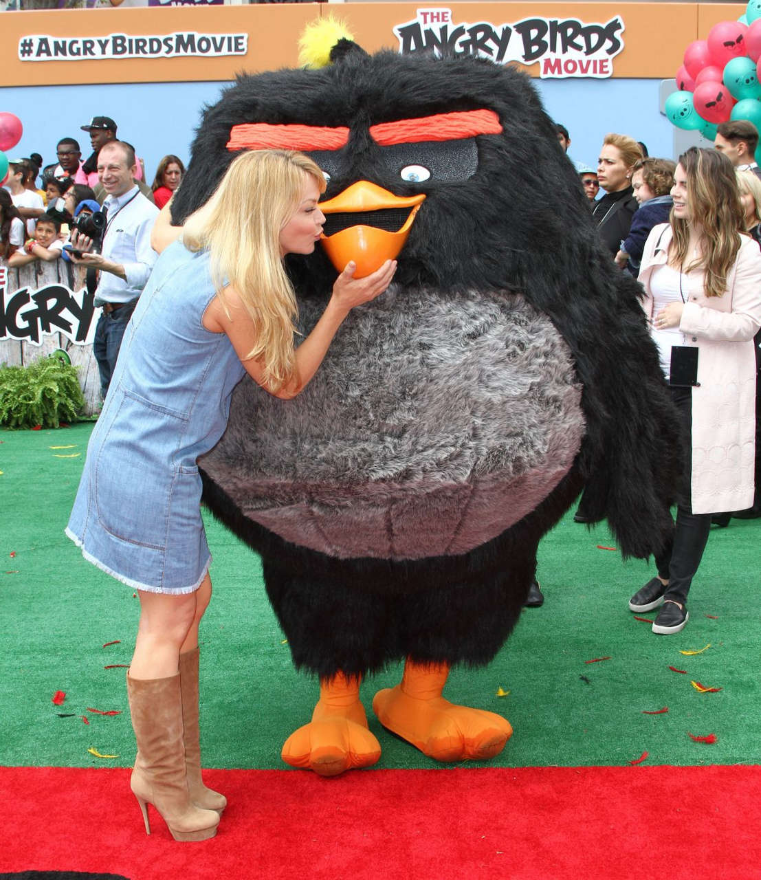 Charlotte Ross Angry Birds Movie Premiere Westwood