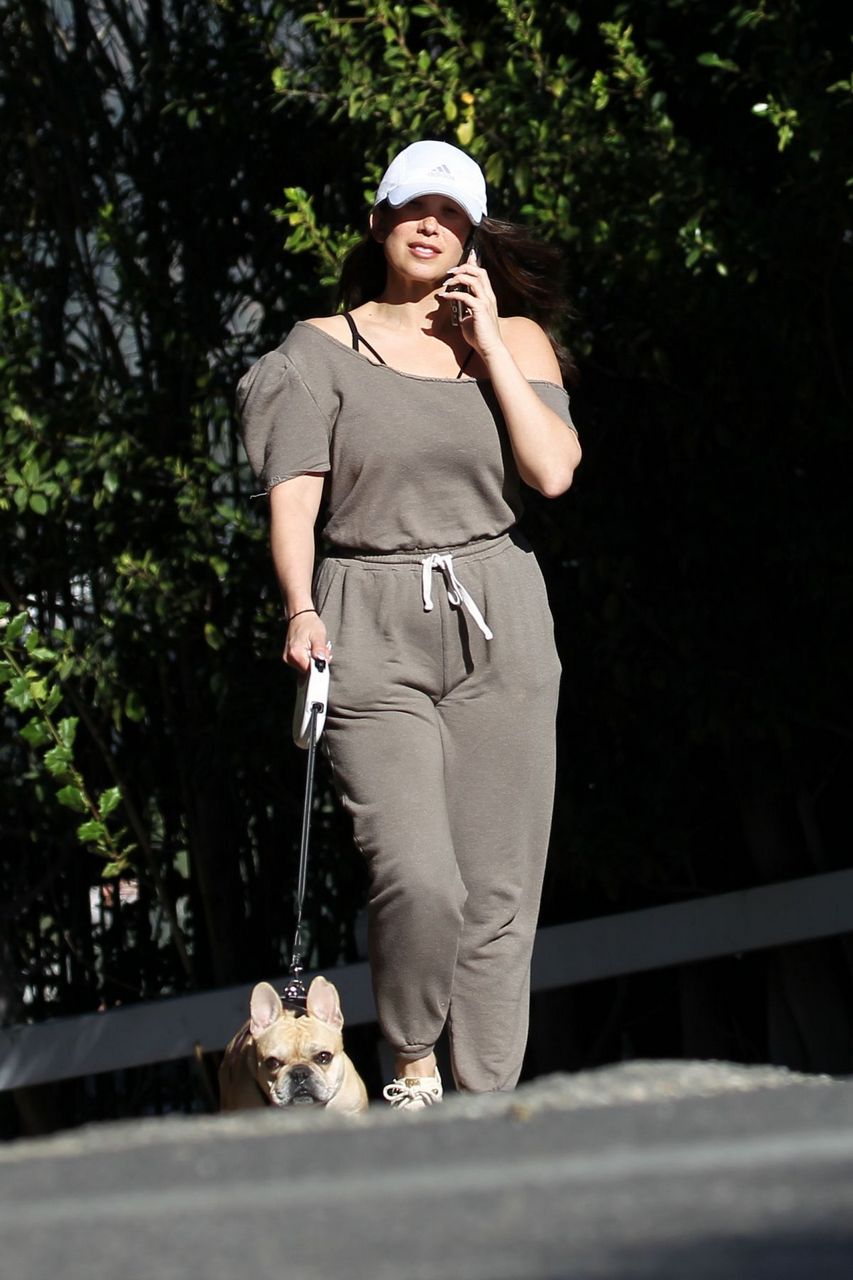 Cheryl Burke Out With Her Dog Los Angeles