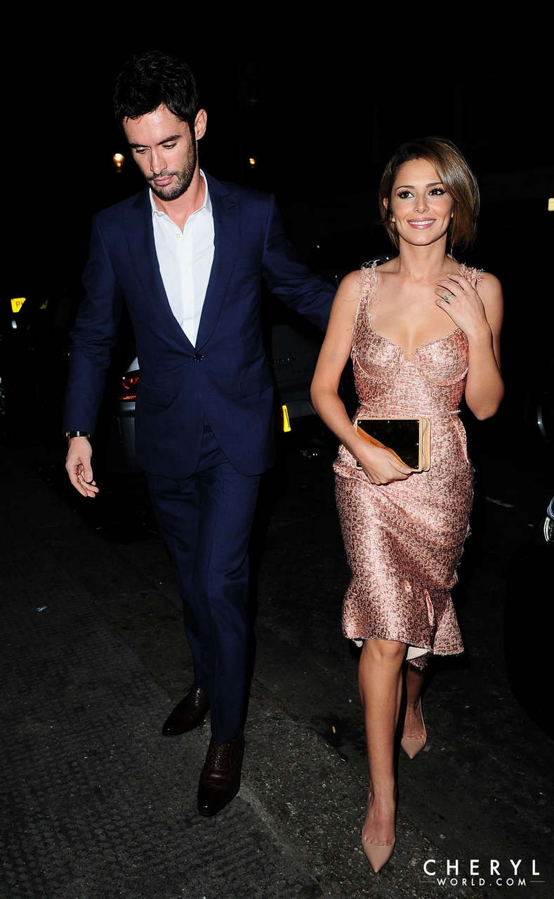 Cheryl Cole Arrives Simon Cowells Birthday Party