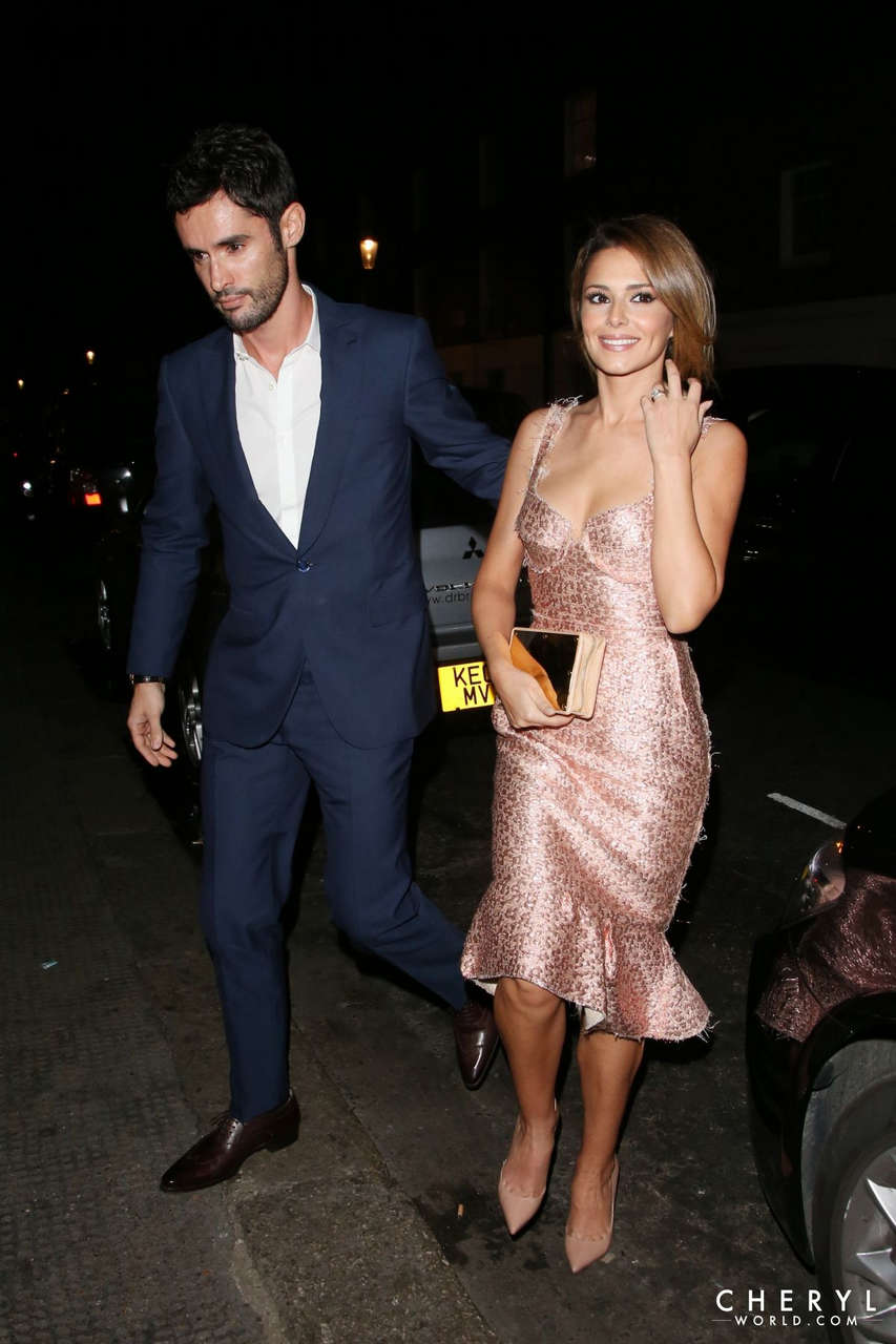 Cheryl Cole Arrives Simon Cowells Birthday Party