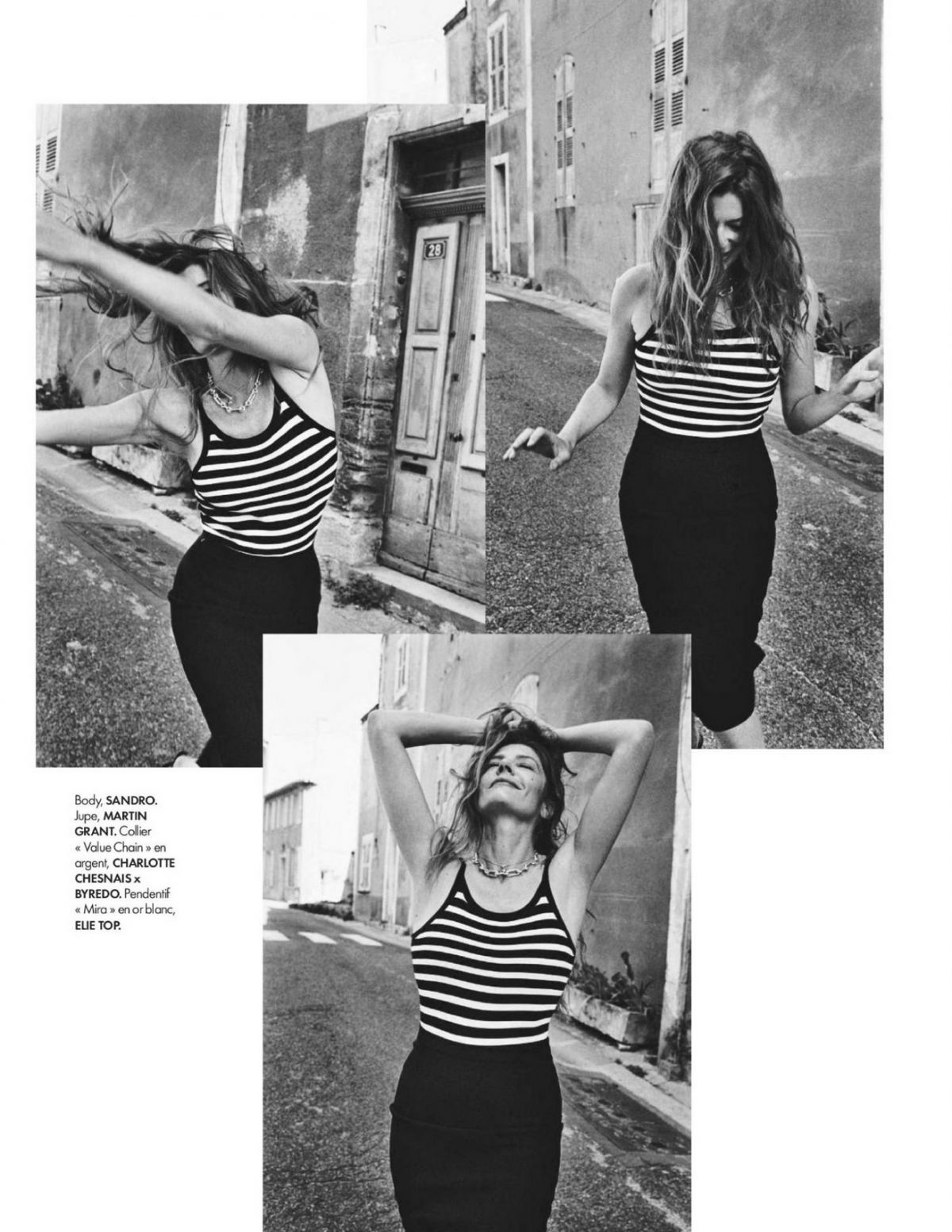 Chiara Mastroianni Elle Magazine France August
