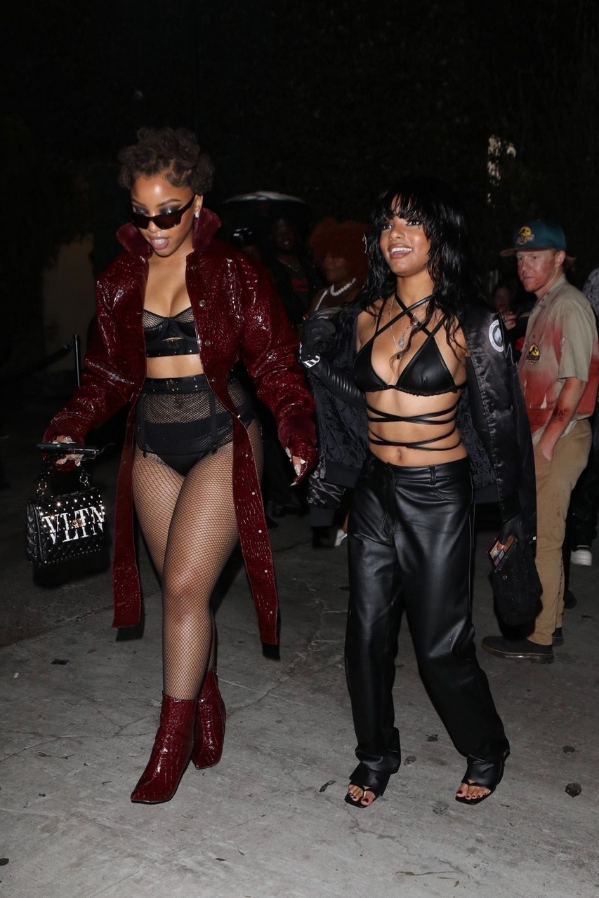 Chloe Halle Bailey Thee Stallion S Halloween Party West Hollywood
