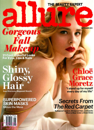 Chloe Moretz Allure Magazine September 2014 Issue