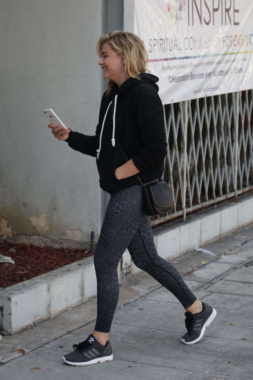 Chloe Moretz Arrive Gym Los Angeles