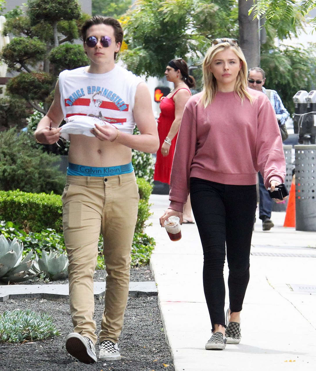 Chloe Moretz Brooklyn Beckham Out About West Hollywood