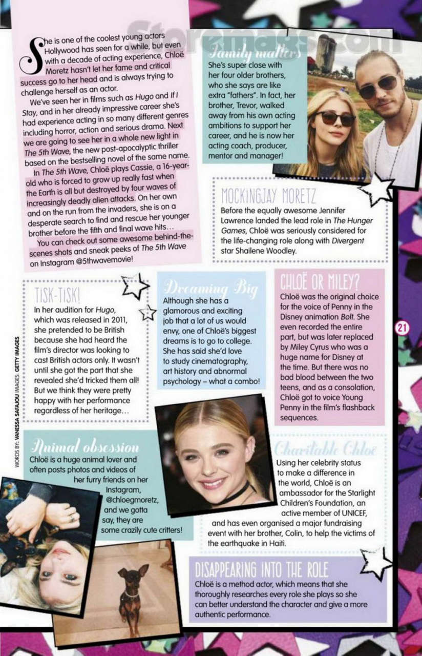 Chloe Moretz Girl Power Magazine February 2016 Issue