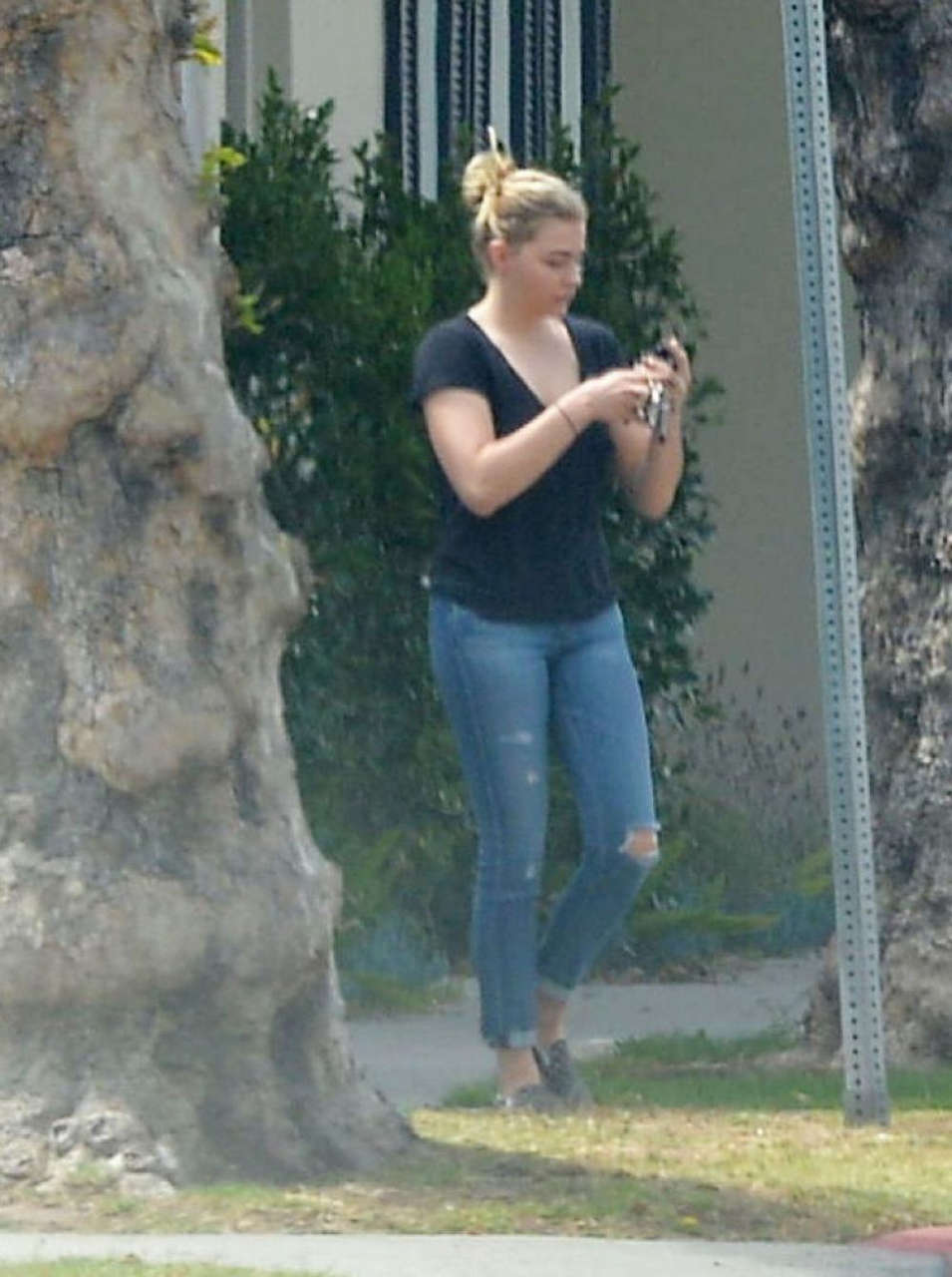 Chloe Moretz Jeans Out Beverly Hills