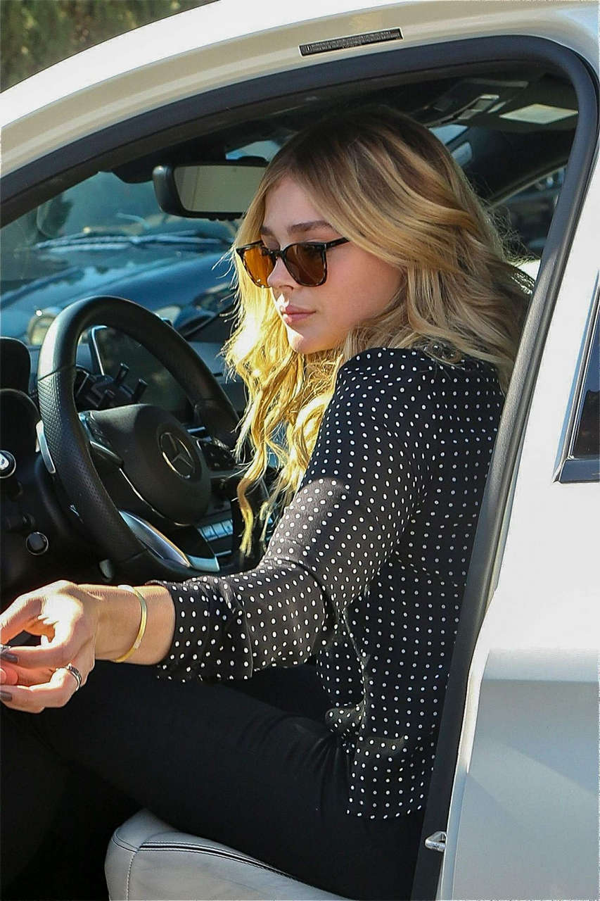 Chloe Moretz Leaves Il Pastaio Beverly Hills