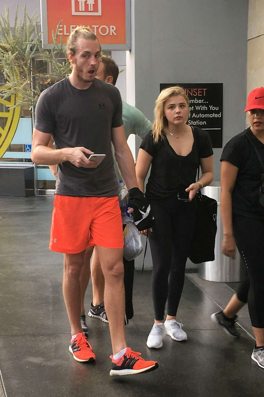 Chloe Moretz Leaves Soulcycle Beverly Hills