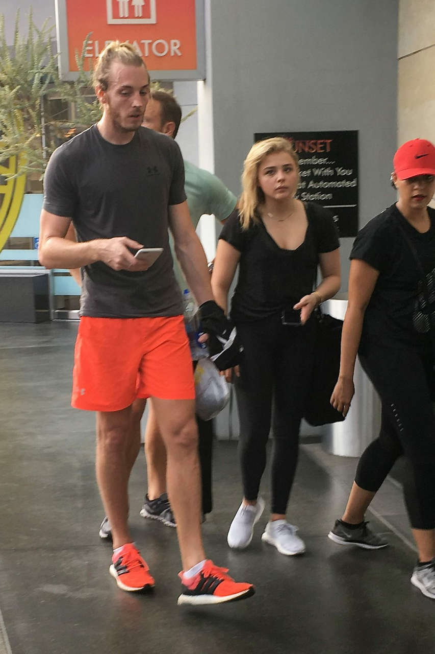 Chloe Moretz Leaves Soulcycle Beverly Hills